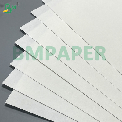 80GSM 90GSM Kertas kraft putih untuk kantong Kekuatan tinggi tahan air mata Makanan aman Pulp kayu penuh