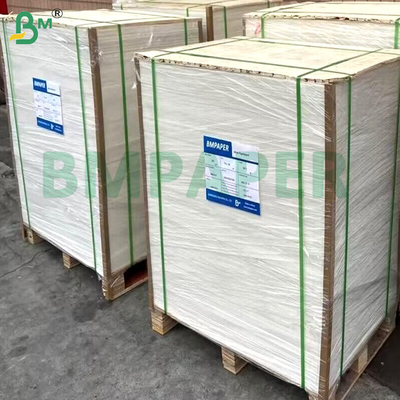 90g 100g Kertas Kraft Putih Cerah Fleksibilitas & Ketahanan Tinggi untuk Tas Pengangkut