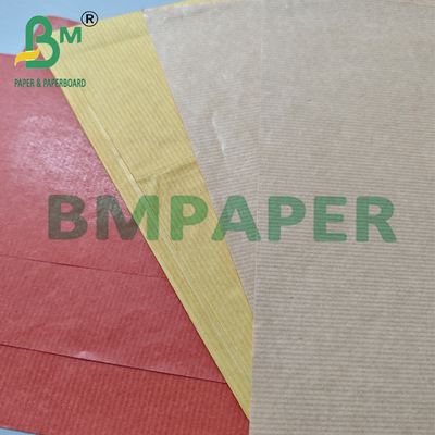 889mm x 1194mm Warna Tekstur Strip Kraft Paper untuk Kerajinan / DIY 45gsm