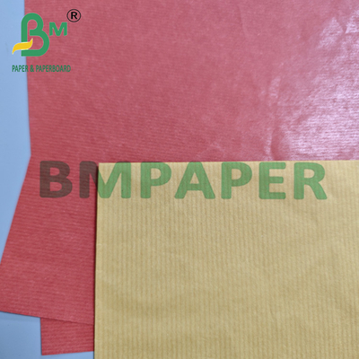 889mm x 1194mm Warna Tekstur Strip Kraft Paper untuk Kerajinan / DIY 45gsm