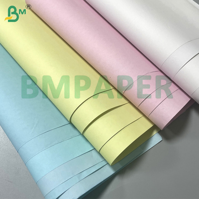 50-120gsm Clear Image Coated Carbonless NCR Copy Paper CB / CF / CFB Rolls untuk Faktur dan Kuitansi Bill pencetakan
