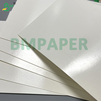PET Oil / Waterproof White Paper Board 280gsm Untuk Kotak Makanan Pengemasan Pakan