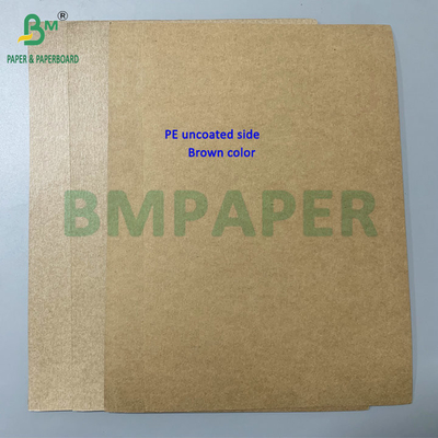 Panas tahan 15g PE dilapisi Kraft Paperboard 300g Untuk Microwaveable Food Container