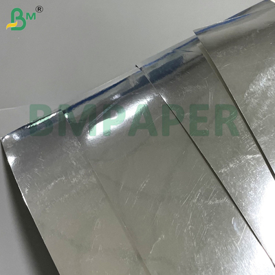 68g 70g Ketahanan Tinggi & Kemampuan Lipat Papan Metalis Perak Untuk Kemasan Kosmetik Kemasan Mewah