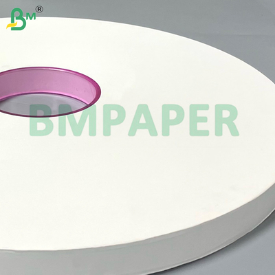 24gsm Putih Cetak Eco Straw Wrapped Paper Food Paper 22mm 5000m Untuk kemasan jerami