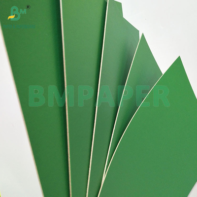 1.2mm 1.4mm Bule Warna Hijau Lapisan Gri Back Cardboard Untuk Membuat Kotak