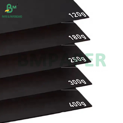 400gm 450gm Kardus Hitam Untuk Kotak Parfum 89 x 119cm Lipat Baik