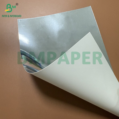 275gm 0,36mm PET Glossy Silver Cardboard Untuk Kotak Kosmetik 66 X 90cm
