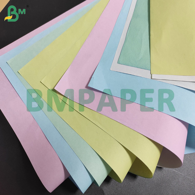 Gambar tajam Karbonless Paper Bebas Masalah NCR Paper Rolls Multi Warna