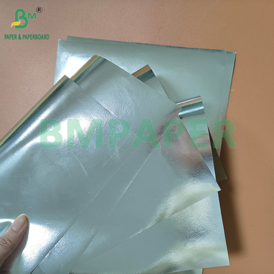 116gsm 145gsm Sliver Metallic Aluminized Kraft Paper Kertas kemasan makanan