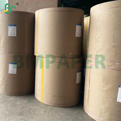 Daur ulang 70gm 85gm Sisi Tunggal Metallized Perak Kraft Paper Roll