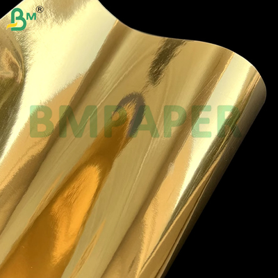 Ketahanan Lipat Ketahanan Tinggi Perak Emas Papan Metalisasi 80gsm 90gsm Untuk Kotak Hadiah Kemasan Mewah