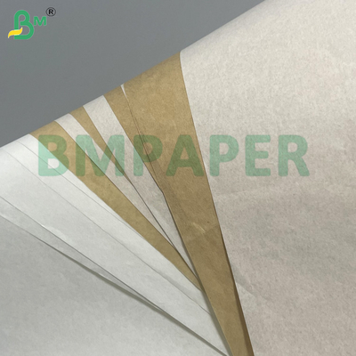 30g 35g Putih Kepiting Degradable Food Safety Greaseproof Paper Untuk Pengemasan Makanan Goreng Pengemasan Hamburger