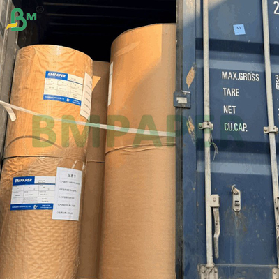 Gulungan Jumbo Kertas Pelapis Termal Bebas BPA 55gsm Alami / Putih Tinggi 790mm 860mm
