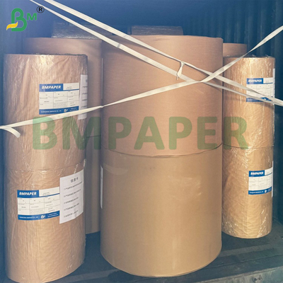 Gulungan Jumbo Kertas Pelapis Termal Bebas BPA 55gsm Alami / Putih Tinggi 790mm 860mm