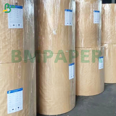75gm 100% Pulp Kayu Kekuatan Tinggi Stretch Kraft Liner Paper Rolls