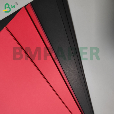 Karton Kaku Berwarna Hitam Merah 250gsm 300gsm Untuk Kotak Hadiah Kekakuan Tinggi