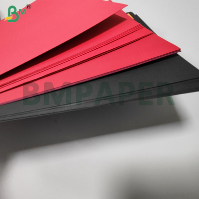 Karton Kaku Berwarna Hitam Merah 250gsm 300gsm Untuk Kotak Hadiah Kekakuan Tinggi