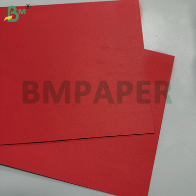 Kartu Merah Cemerlang Dua Sisi 120gsm - 400gsm Untuk Kemasan Kelas Atas