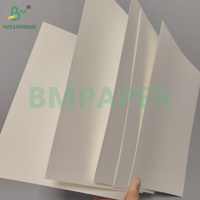 60gsm 80gsm Bahan Serat Tinggi Kertas Kraft Putih Kekuatan Tarik Ultra Tinggi Untuk Pengemasan