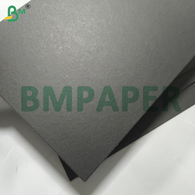 Kartu karton abu-abu pulih 100% Satu Sisi Dilapisi Hitam Papan Padat
