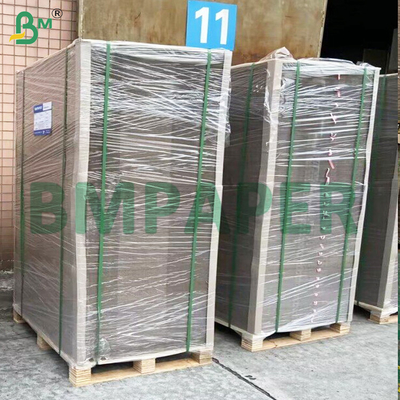 Kartu karton abu-abu pulih 100% Satu Sisi Dilapisi Hitam Papan Padat