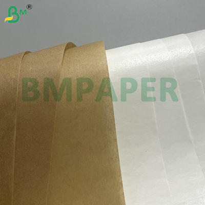 40g 45g 50g White & Brown Waterproof & Moisture - Resistant Baking Paper Double - Sided Silicone Coating Food Packaging Microwave Safe