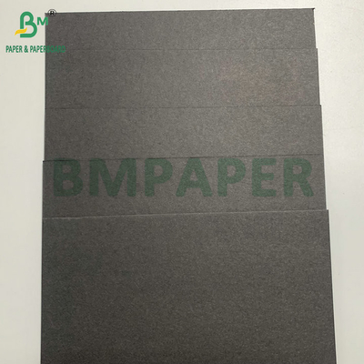 Bahan Karton Daur Ulang Papan Kertas Hitam Tahan Lembab 1.1mm 1.2mm