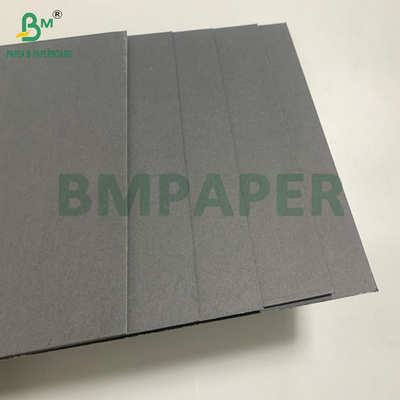 Bahan Karton Daur Ulang Papan Kertas Hitam Tahan Lembab 1.1mm 1.2mm