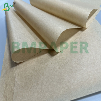 30 gram 35 gram Brown Food-safe Wax Coating Paper Untuk Baking Food 11 x 14 inch