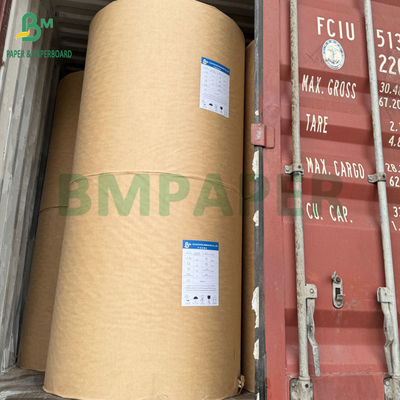 36GSM Excellent Moldw Resistance Brown Kraft Paper untuk Perpaduan Kaca