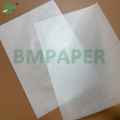 30g 33g Single-sided Food Grade Wax Coated White Wrapping Paper Untuk Wrapper Hamburger