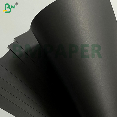 80gm Pulp Kayu Sisi Ganda Hitam DIY Luxury Packaging Kraft Paper