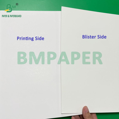 Kartu Blister Putih Thermoformed 16PT 18PT 20PT Untuk Pengemasan Clamshell