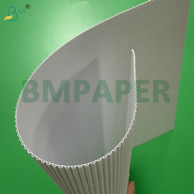 Gulungan Kertas Bergelombang Mikro Putih 100cmx50m, 2 Lapis 70gsm + 70gsm