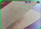 350gsm Tiga - Dimensi Padat Papan Brown Kraft Liner Paper Wood Pulp Material