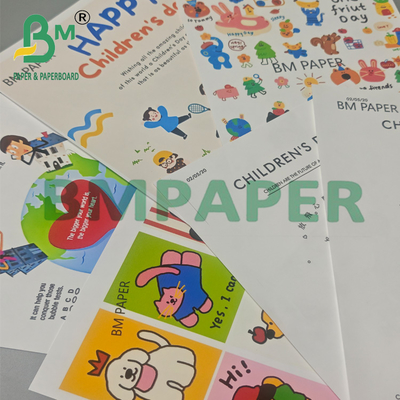 Kertas Printable Tahan Lembab Putih 55g 1056D untuk Label & Tag