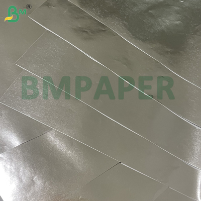 70gm High Strength Printable Food Grade Silver Aluminium Paper Untuk Pengemasan Kue Hamburger