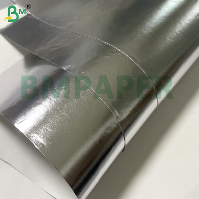 70gm High Strength Printable Food Grade Silver Aluminium Paper Untuk Pengemasan Kue Hamburger