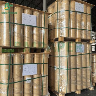 60g 70g Kekuatan tarik yang kuat Kertas kraft berdaun untuk kemasan kelas atas