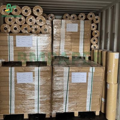 60g 70g Kekuatan tarik yang kuat Kertas kraft berdaun untuk kemasan kelas atas