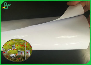 Gsm One Side Glossy Art Paper yang berbeda / Kertas Foto Inkjet Matte Tahan Air