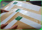 31 - 98 Inches Food Grade Paper Roll / Minyak Bukti Coklat Atau Putih PE Dilapisi Kraft Paper Untuk Kemasan