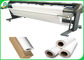 Kekuatan Bagus 80gsm White Inkjet Plotter Paper Roll Untuk Sistem Pemotongan Garmen
