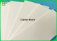 Uncoated 220G 270G 320G 350G White Coaster Paper / Kertas Penyerap 0,4mm - 2mm Tebal