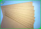 70 * 100cm 200gsm - 400gsm FSC SGS Brown Kraft Board Untuk Membuat Kotak