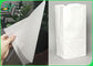 60gsm Hamburger Kertas Pembungkus Grease Proof White Kraft Paper Rolls