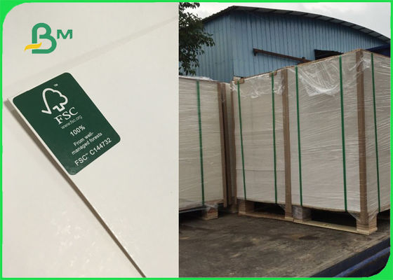 250gsm 270gsm 300gsm Putih C1S Ivory Board Lipat Satu Sisi Dilapisi FSC Bersertifikat