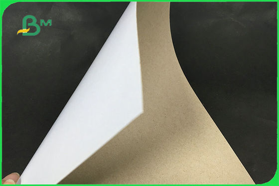 Daur Ulang Satu Sisi Dilapisi Papan Dupleks Putih Abu-abu Kembali Untuk Kemasan Kotak FSC