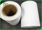 Warna Putih Kertas Stiker Termal Bukti PVC 40 * 30 cm Untuk Pencetakan Kode Batang